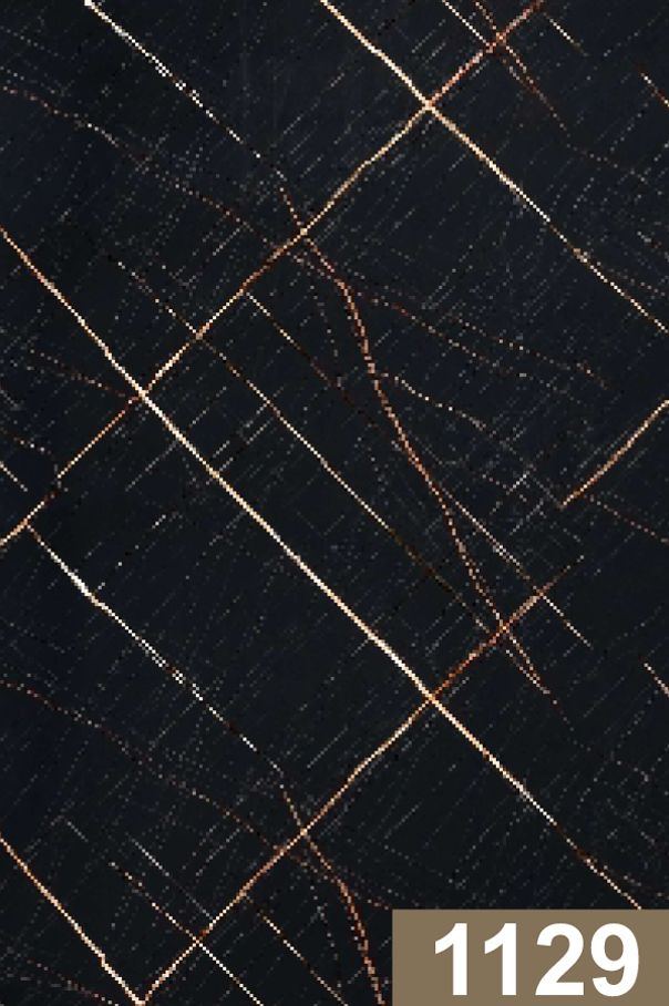 UV Marble Sheet 1129 – Black Gold Vein Texture
