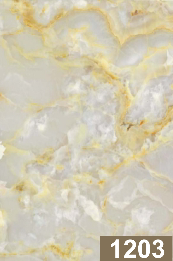 UV Marble Sheet 1203 – Golden Cloud Marble Texture